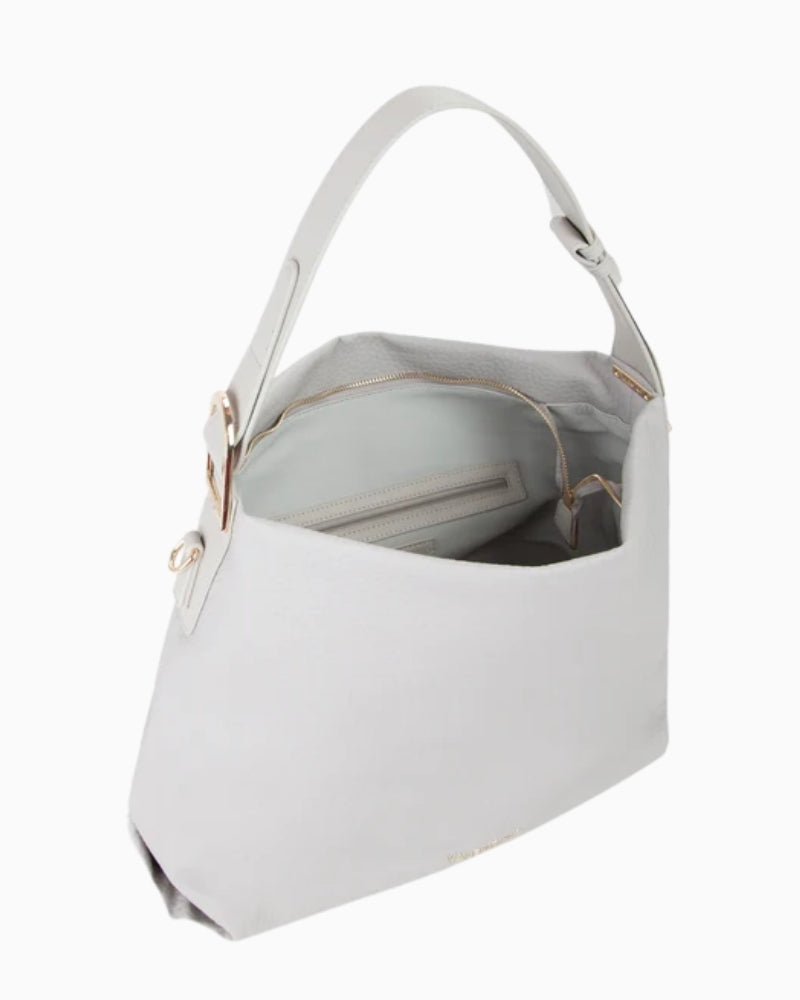 Spacious tote bag with durable faux leather finish and everyday design