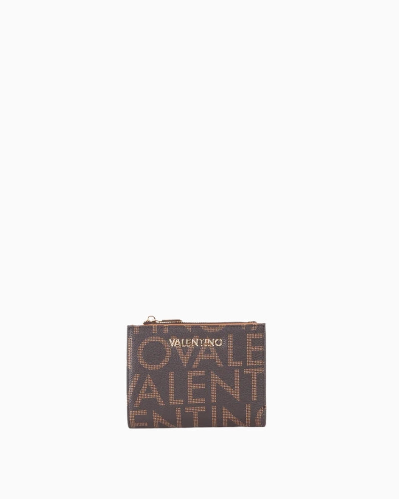 Valentino Queen King wallet with all-over logo print and compact size