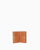 Interior of Valentino wallet showing card slots and coin section