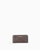 Valentino Queen King long wallet with zip closure and logo print
