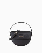 Structured flap crossbody bag by Valentino with gold logo and tonal frame