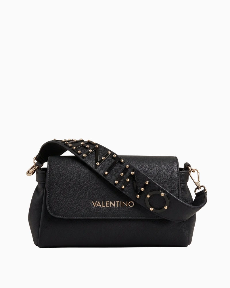 Valentino Dea Re Flap Bag black strap detail