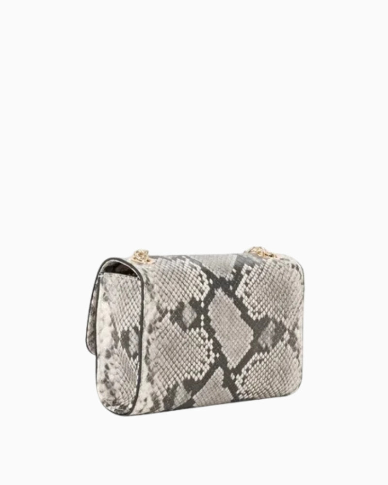 Valentino Divina Flap Bag in Snake back view