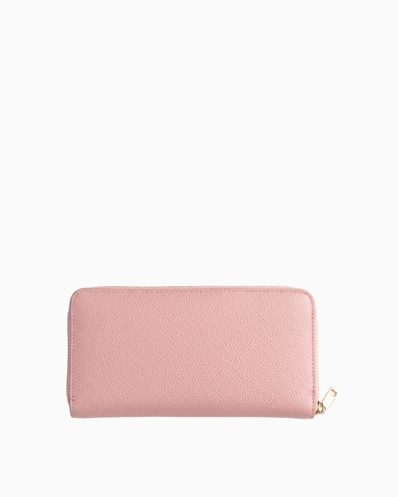 Valentino Doris Re Za Wallet pale pink back view