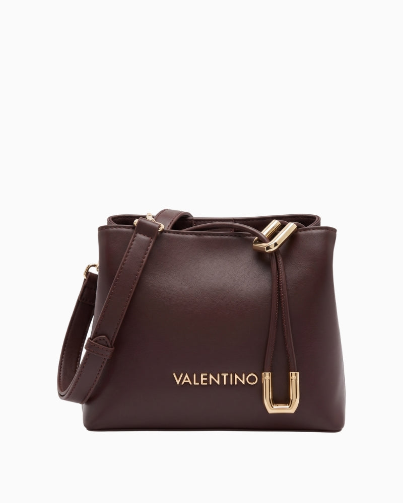 Valentino Fable Hobo Bag in Brown front view