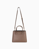 Valentino Faith taupe shopping bag with detachable long strap for crossbody or shoulder carry
