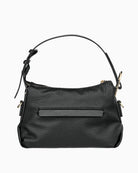 Black Valentino Farrah RE bag with curved top shape and adjustable short strap – back view