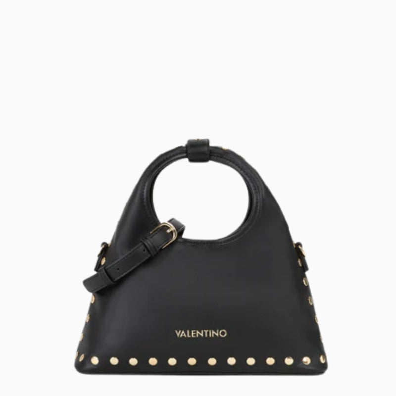 Valentino Florayne Hobo Bag in Black front detail