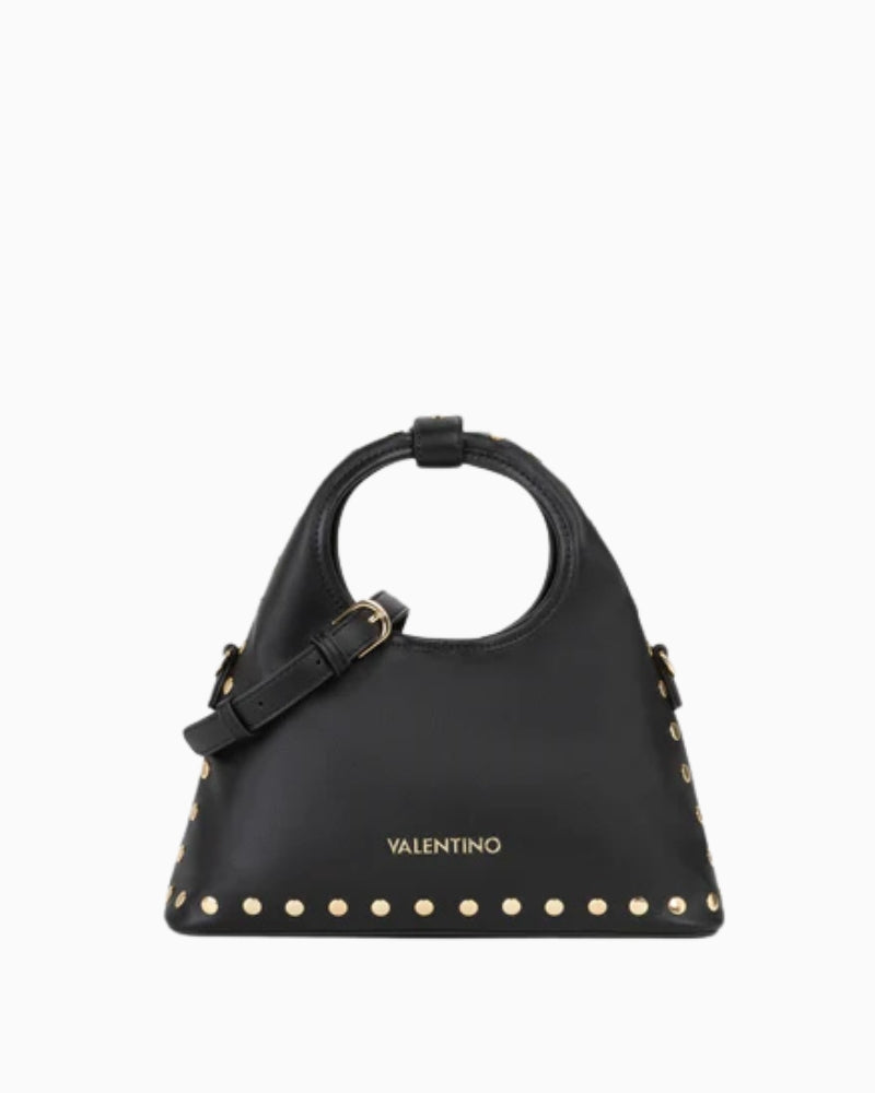 Valentino Florayne Hobo Bag in Black front detail