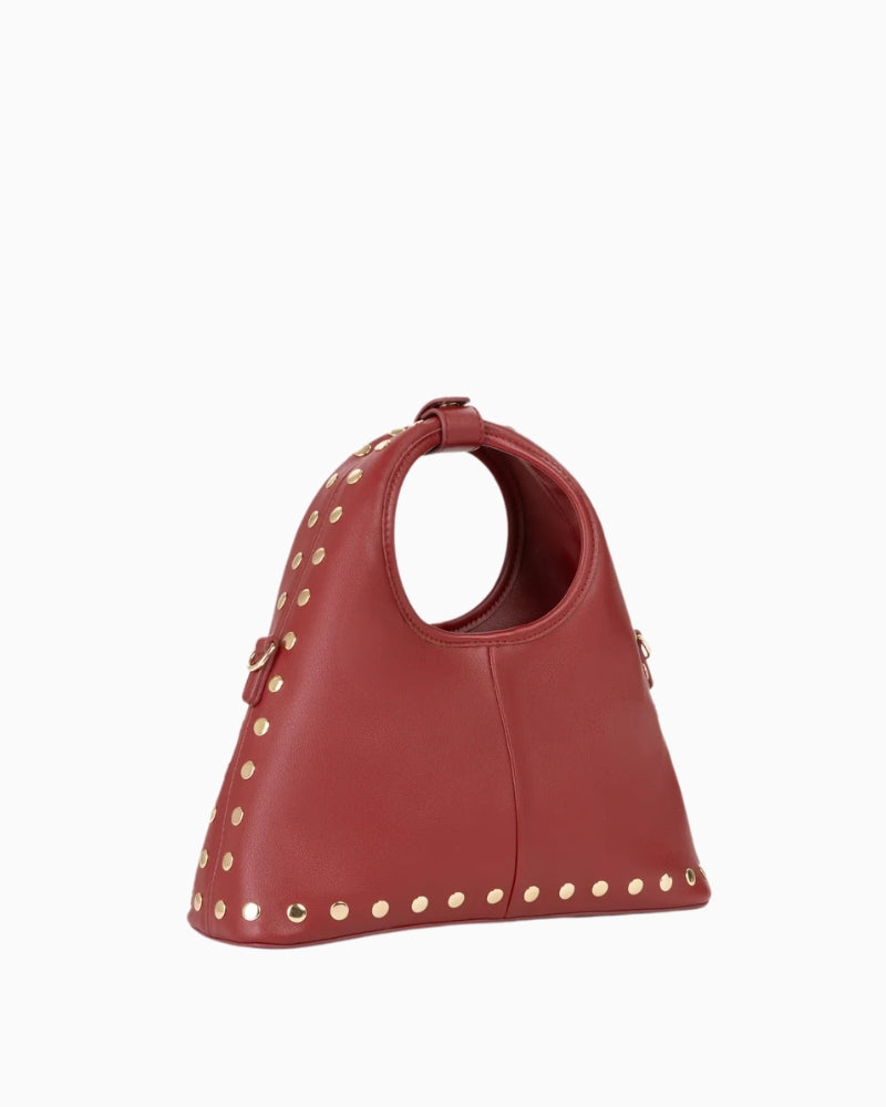 Valentino Florayne Hobo Bag in Cherry back view