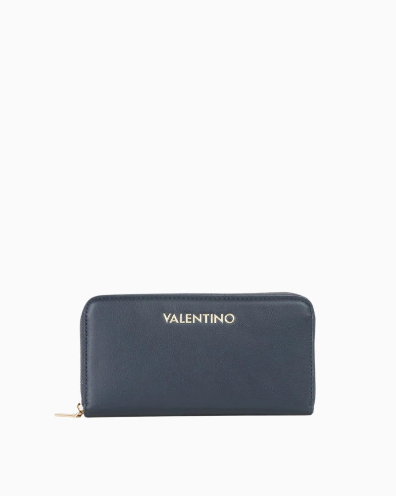 Valentino Portafogli con Zip CLIO RE wallet front view with logo