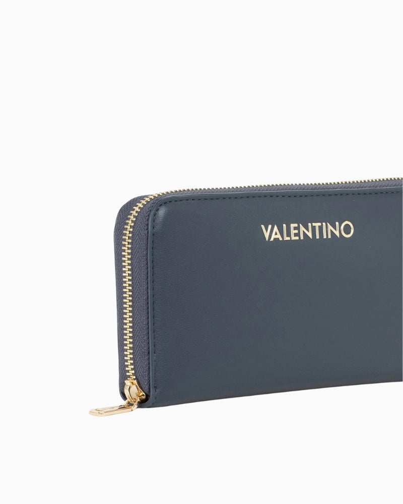 Valentino Portafogli con Zip CLIO RE wallet side view with zip closure