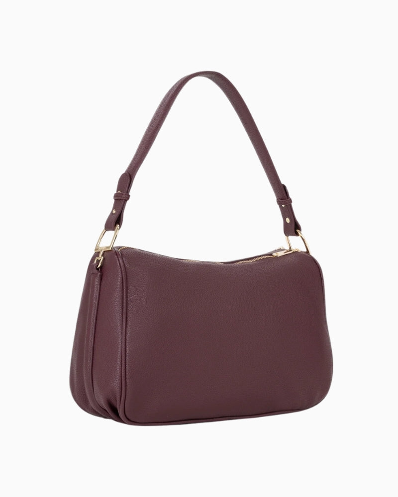 Valentino Thaoe Hobo Bag in Bordeaux back view