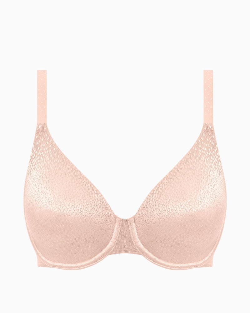 Rose Dust full cup bra by Wacoal with adjustable straps and hook back closure