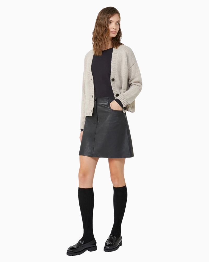 Weekend Max Mara slim fit long sleeve T-shirt styled with tailored trousers