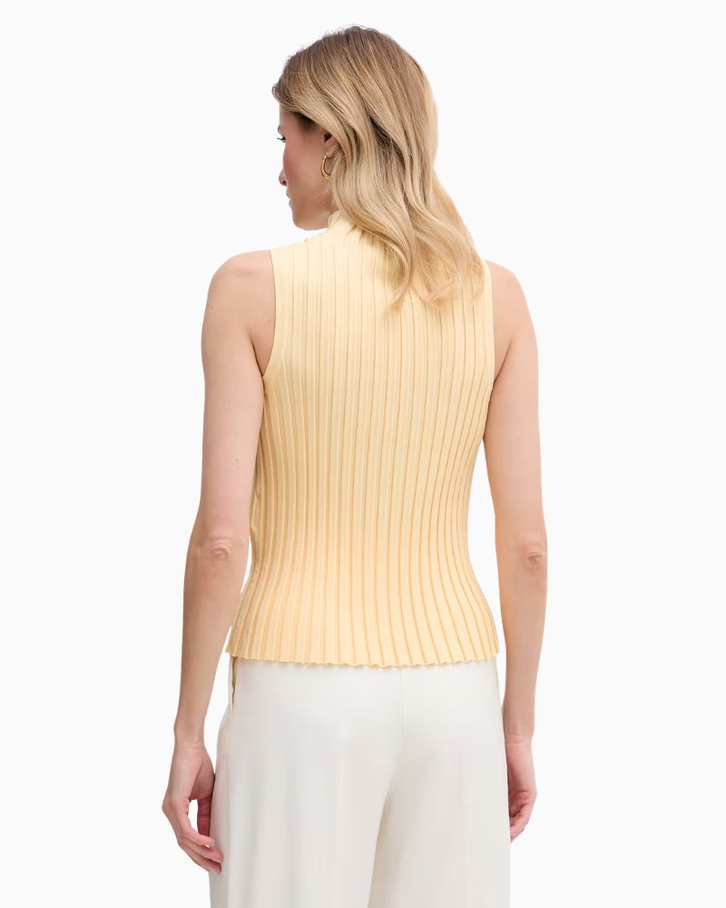 Weekend Max Mara Bautta Top in yellow back view