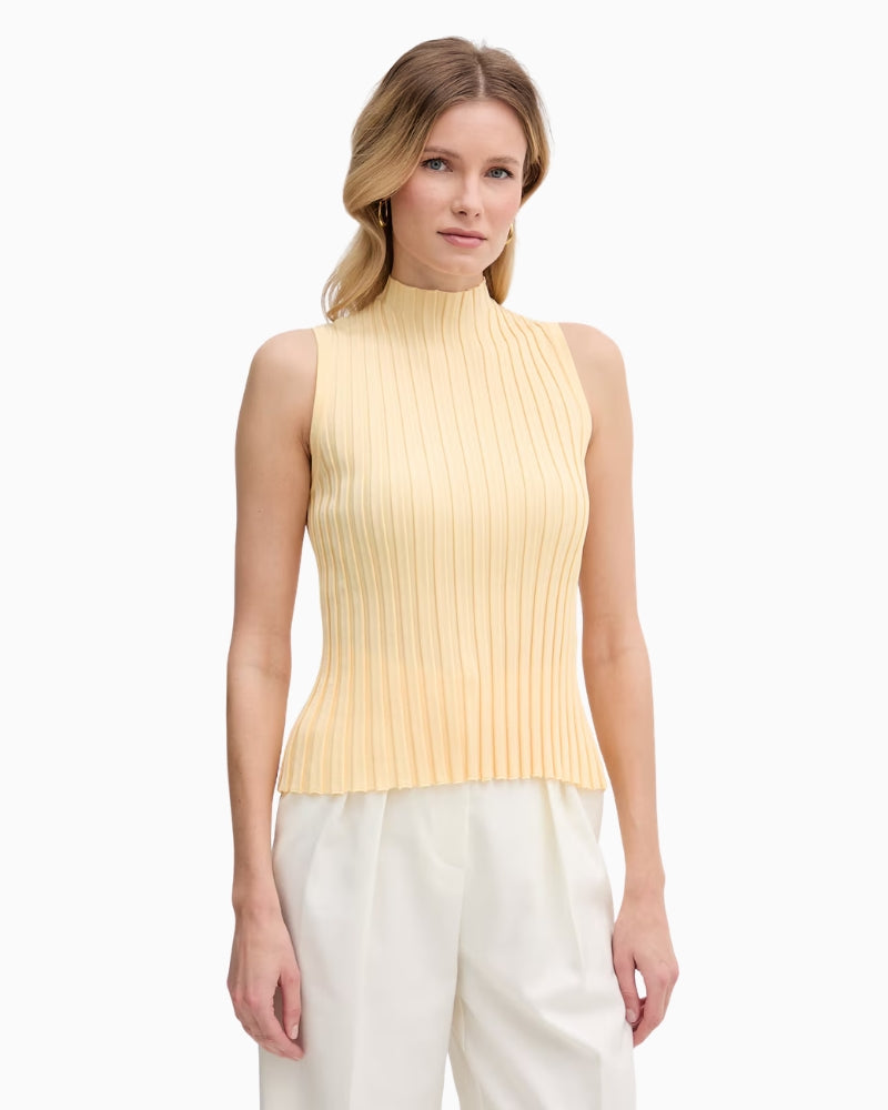 Weekend Max Mara Bautta Top in yellow front view