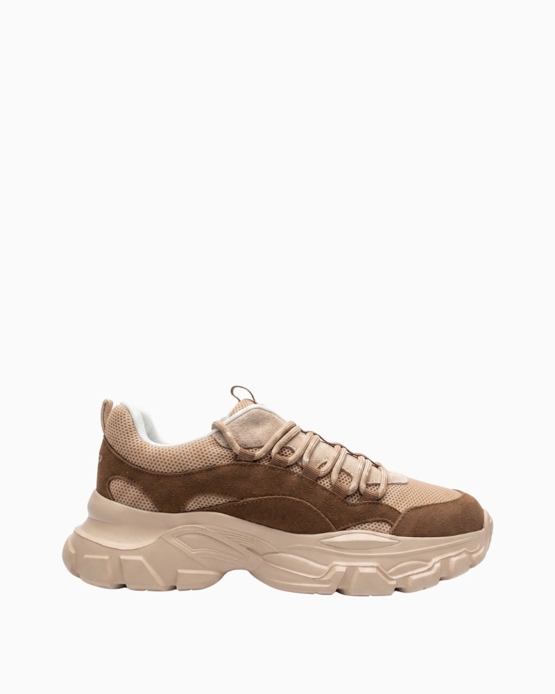 Weekend Max Mara Chunky Sneakers in Beige side view