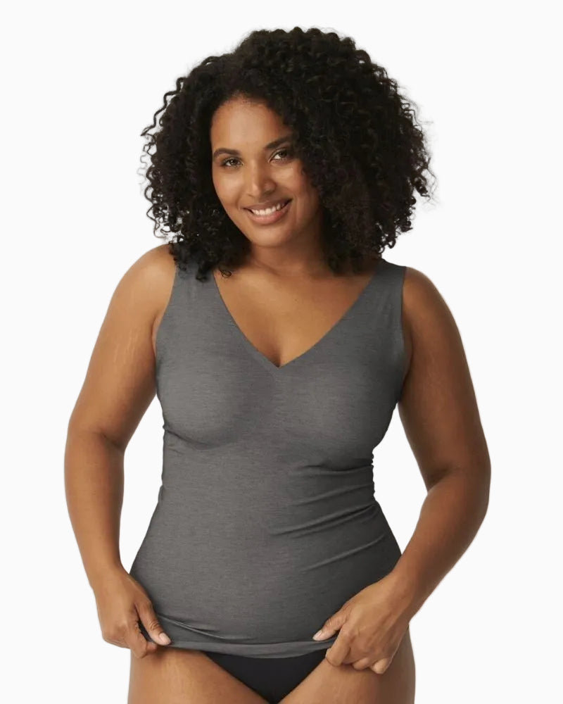 Sloggi - Zero Feel Natural Shirt in Grey - Front View