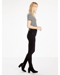 Levi's - Mile High Super Skinny Jeans in Black - Side View