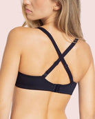 Bestform - Moulded No Wire in Black - Rear View