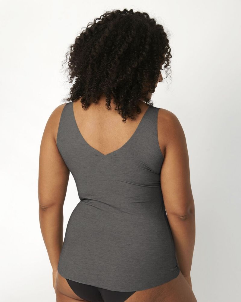 Sloggi - Zero Feel Natural Shirt in Grey - Rear View