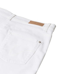 Olsen - Trousers in Off White - Pocket View