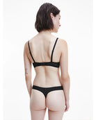 Calvin Klein - Push Up Plunge Bra in Black - Rear View