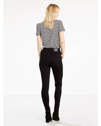 Levi's - Mile High Super Skinny Jeans in Black - Rear View
