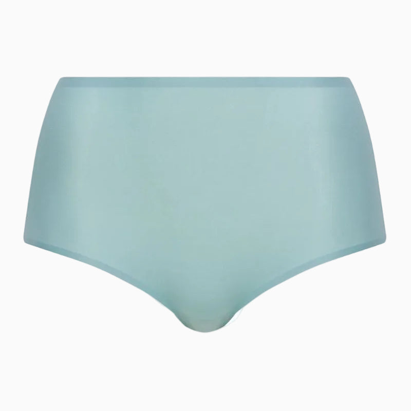 Chantelle - High Waist Brief in Blue - Front View