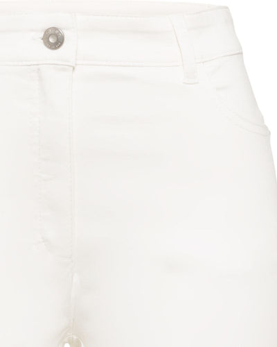 Olsen - Trousers in Off White - Close View