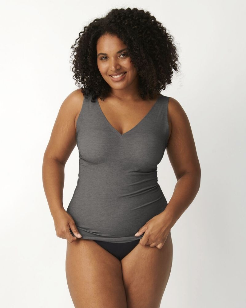 Sloggi - Zero Feel Natural Shirt in Grey - Full View