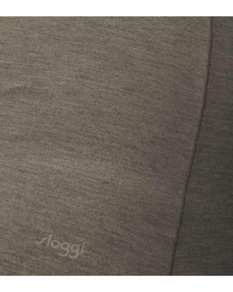 Sloggi - Zero Feel Natural Shirt in Grey - Close View
