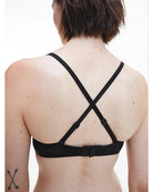 Calvin Klein - Push Up Plunge Bra in Black - Back View
