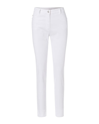 Olsen - Trousers in Off White - Front View