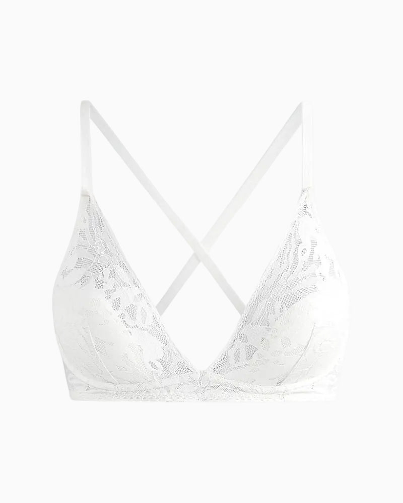 Calvin Klein - Lightly Lined Plunge in Ivory - Full View