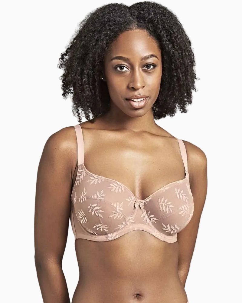 Panache Tango Balconnet Bra in blush cup detail
