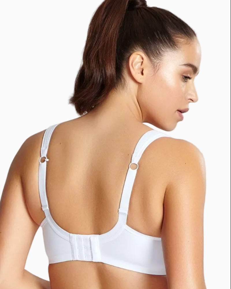Panache Wired Sports Bra in White back view