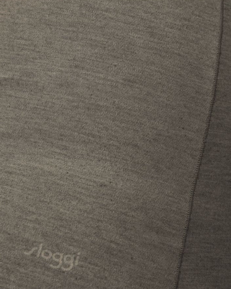 Sloggi - Zero Feel Natural Shirt in Grey - Close View