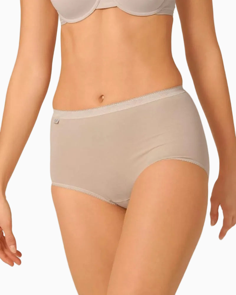 Sloggi Basic Briefs Maxi 3 Pack in Skin side view