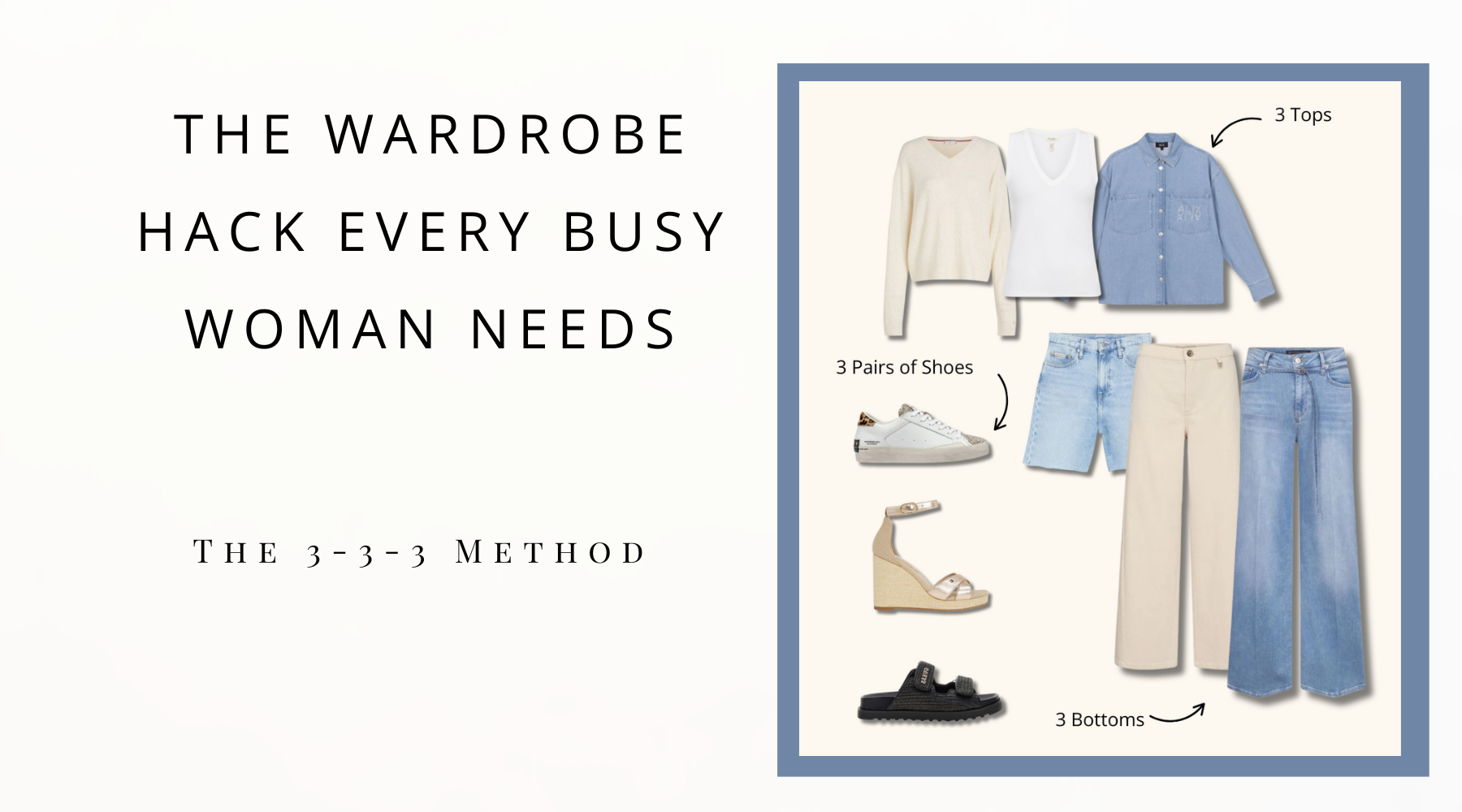 A cover for the blof with the title 3-3-3 method 