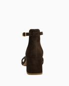 Paul Green High Heel Sandals in Brown back view
