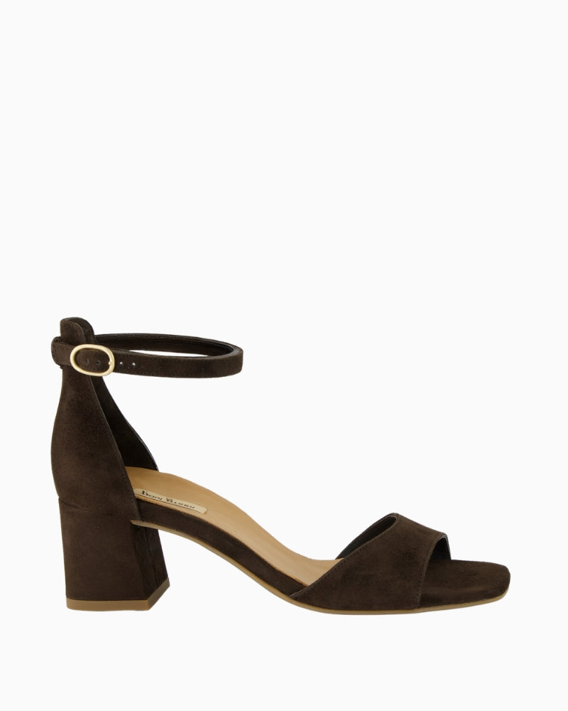 Paul Green High Heel Sandals in Brown side view