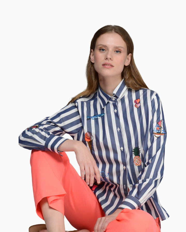 Vilagallo - Stripe Shirt