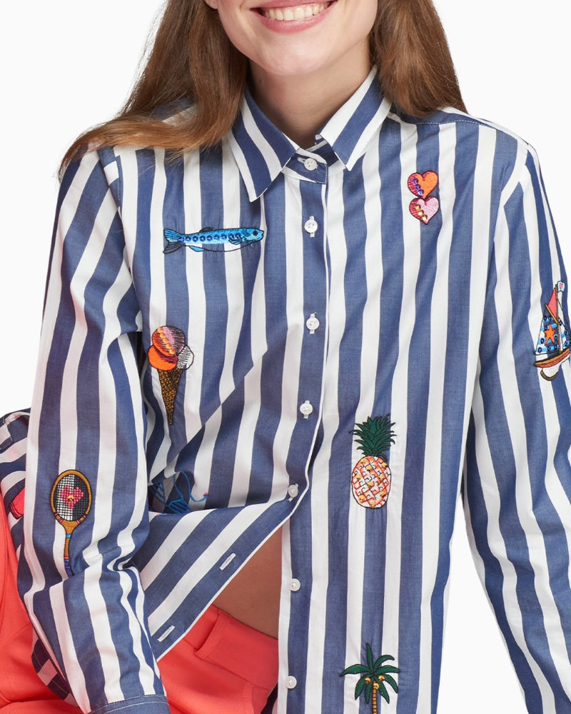 Vilagallo - Stripe Shirt