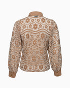 Kimara Fabienne Blouse brown back view