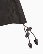 Barbour Classic Sylkoil Hood in olive string detail
