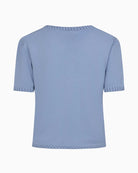 Kimara Kate Top ciel blue back view