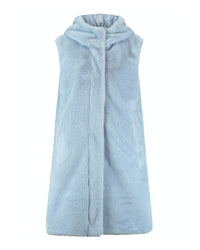 Gerry Weber - Faux Fur Gilllet in Pale Blue