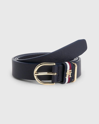 Tommy Hilfiger - Timeless Corp Belt in Navy
